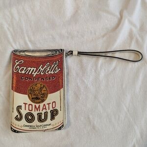 Coach Campbell soup wristlet